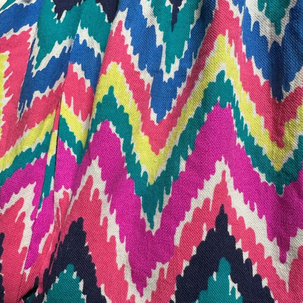 Lilly Pulitzer Halter Chevron Patterned Dress - image 2